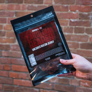 Carolina Reaper Bacon Jerky - The Pepper Pantry (Formerly Marie Sharp's)